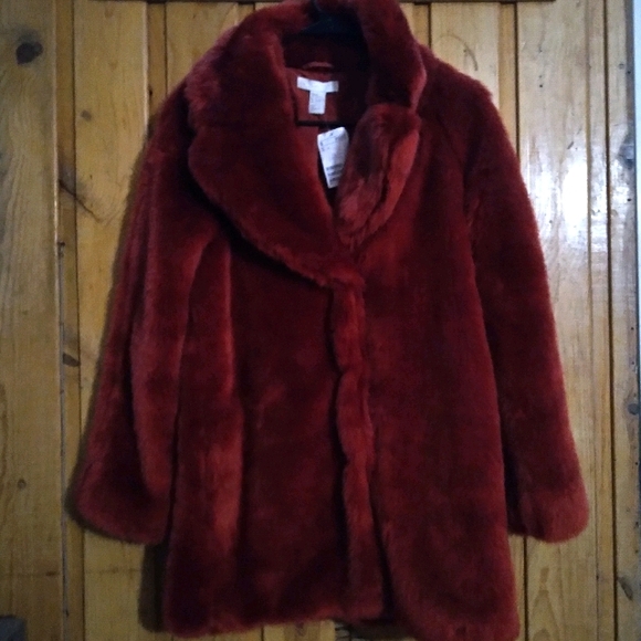 H&M Faux Fur Coat - Picture 1 of 5